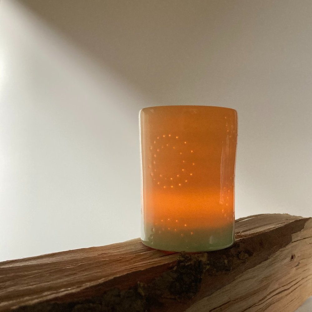 Anne Black Seam Candle Cup, Scandinavian Design